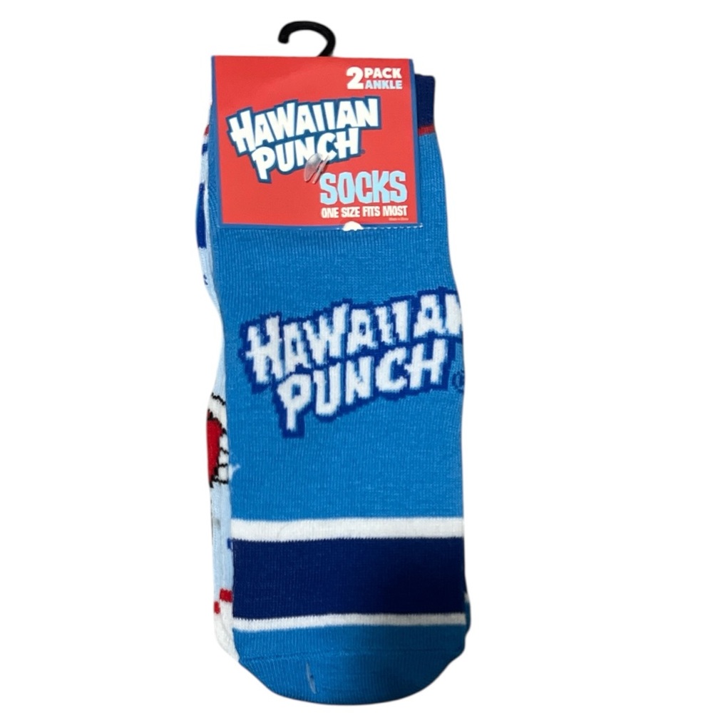 Hawaiian Punch Low Cut Blue Socks - 2 Pack